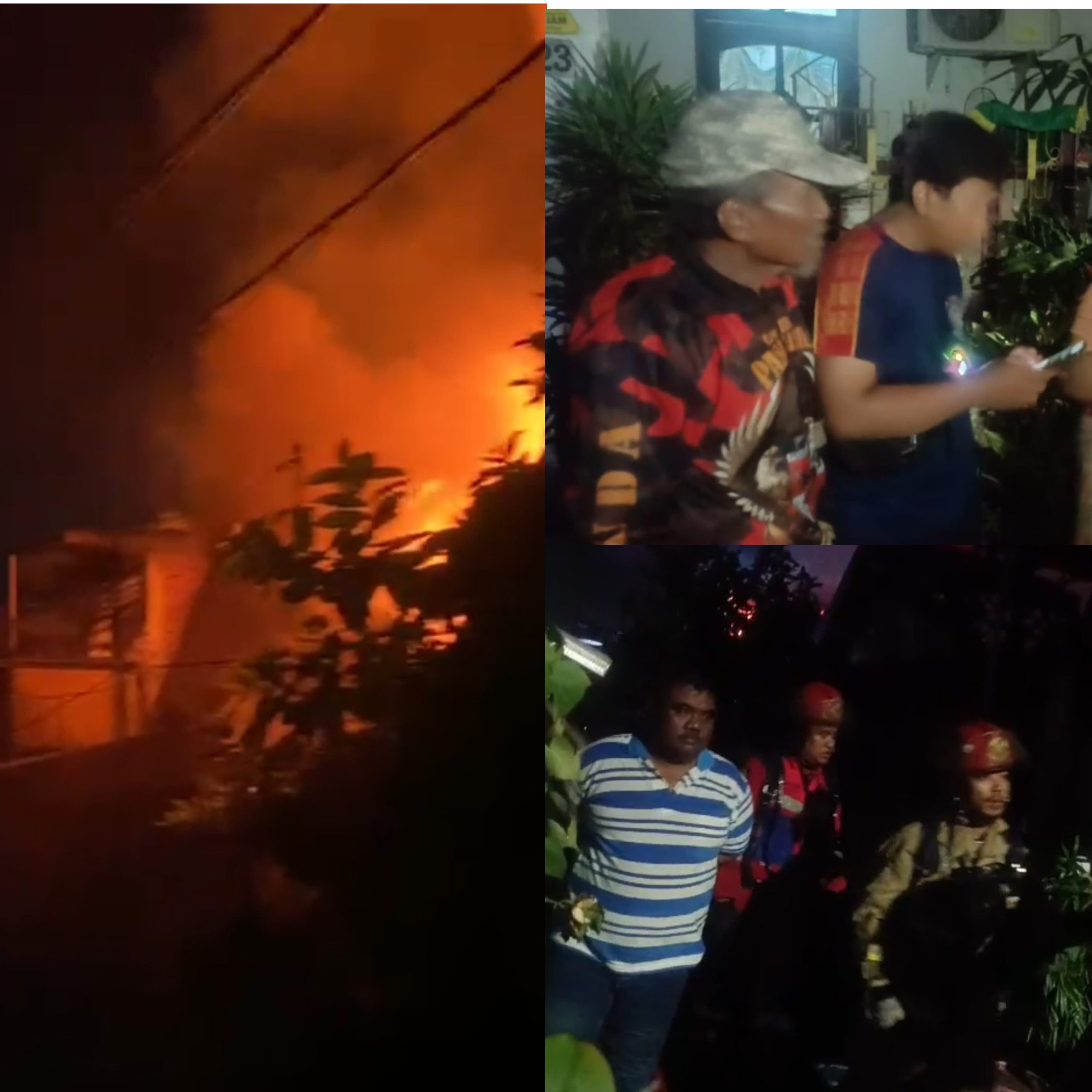 Kebakaran Dua Rumah Konveksi di Sidoyoso, Surabaya: Api Merambat ke Rumah Warga Sekitar