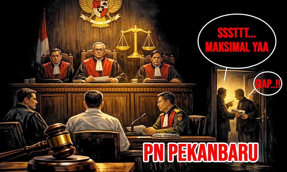 Terindikasi sebagai Alat Represi, PPWI Laporkan Majelis Hakim PN Pekanbaru Jonson Parancis Cs ke Komisi Yudisial