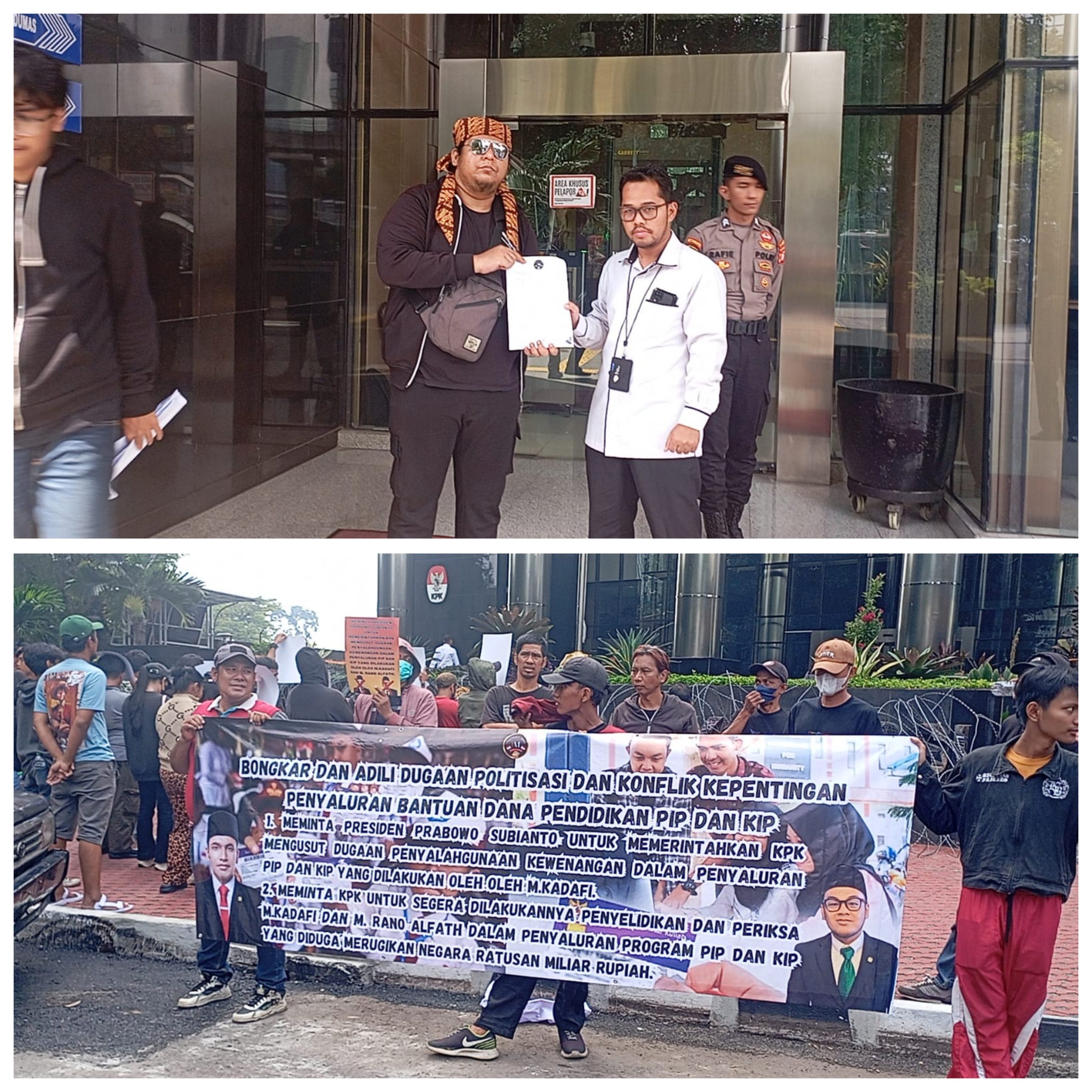 Bongkar dan Adili Dugaan Penyelewengan Kekuasaan  dan Politisasi Penyaluran PIP dan KIP yang Dilakukan Oleh M. Kadafi dan Moh. Rano Alfath yang merugikan Negara Ratusan Miliar Rupiah