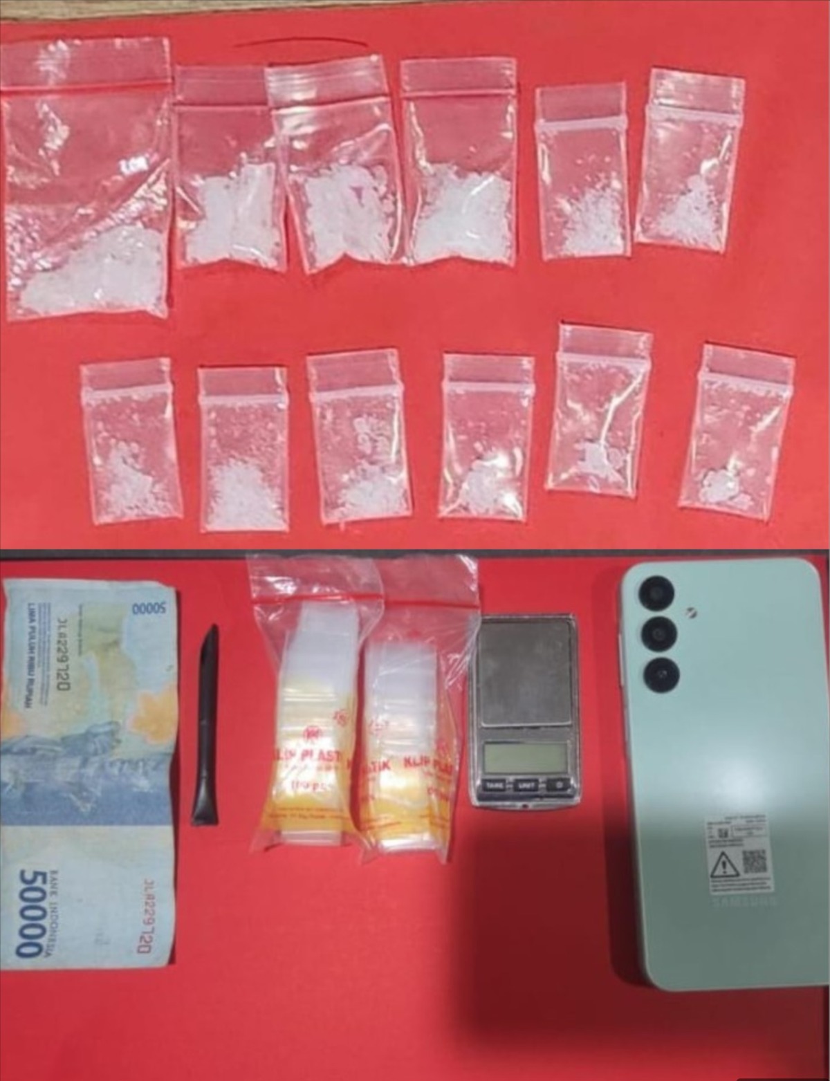 Satresnarkoba Tanjung Perak Ringkus Pengedar Sabu, Tersangka Sebut Barang Milik Ayah yang Kini DPO