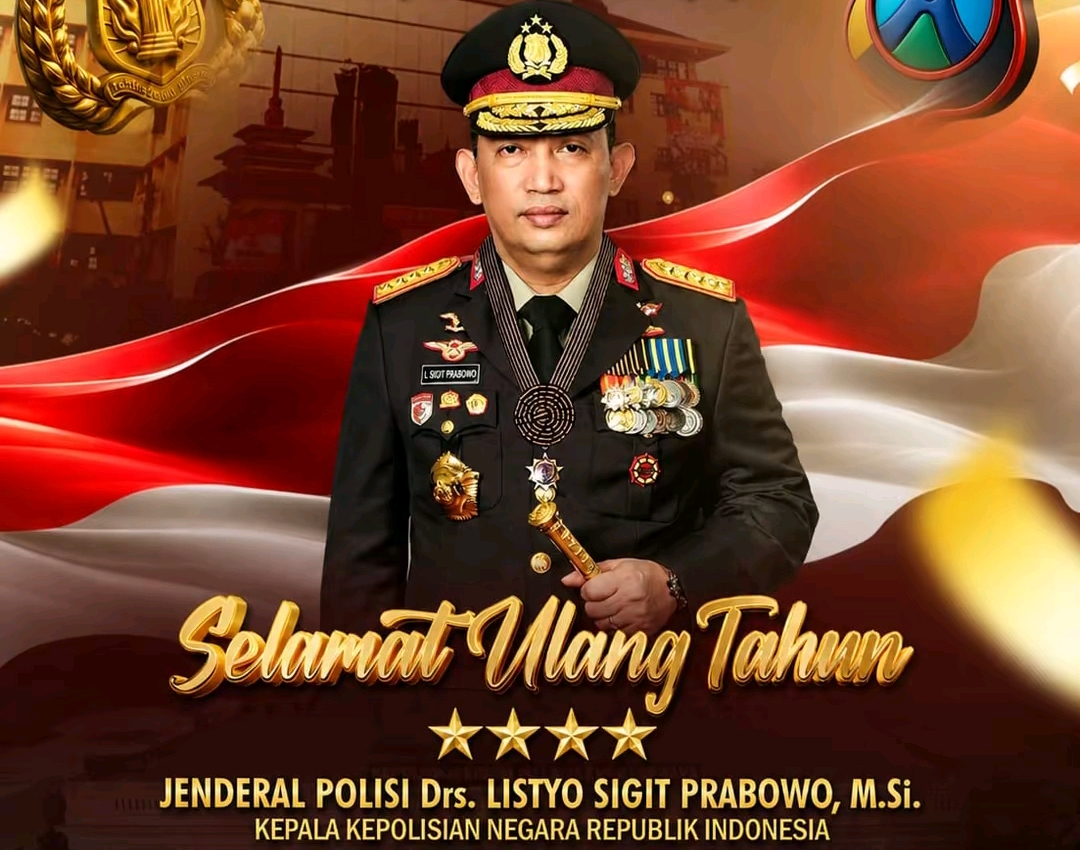 Ketua KAKI Jatim Ucapkan Selamat Ulang Tahun Ke-57 Kapolri Jenderal Listyo Sigit Prabowo Semoga Selalu Sehat Sukses Berkah Umur